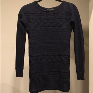 Dark blue Ann Taylor knit sweater, XS, EUC.
